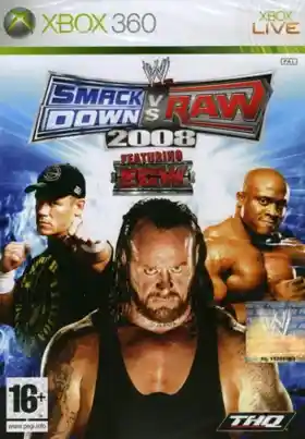 WWE SmackDown vs RAW 2008 (USA) box cover front